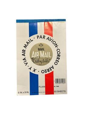 VTG Mead Par Avion Air Mail 6x9 Inch Sheets Tablet Notebook Paper Made in USA
